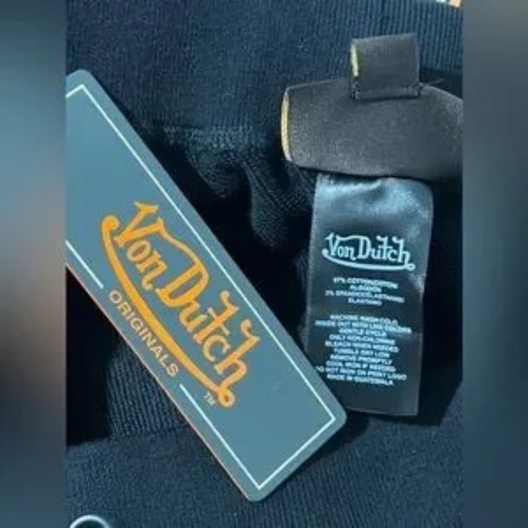 Von‎ Dutch Original Paris Joggers sweatpants Small - Picture 5 of 7